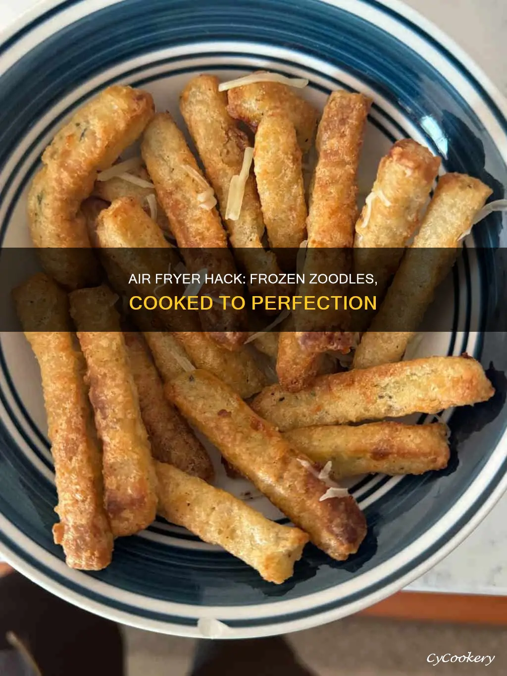 can you cook frozen zoodles in an air fryer