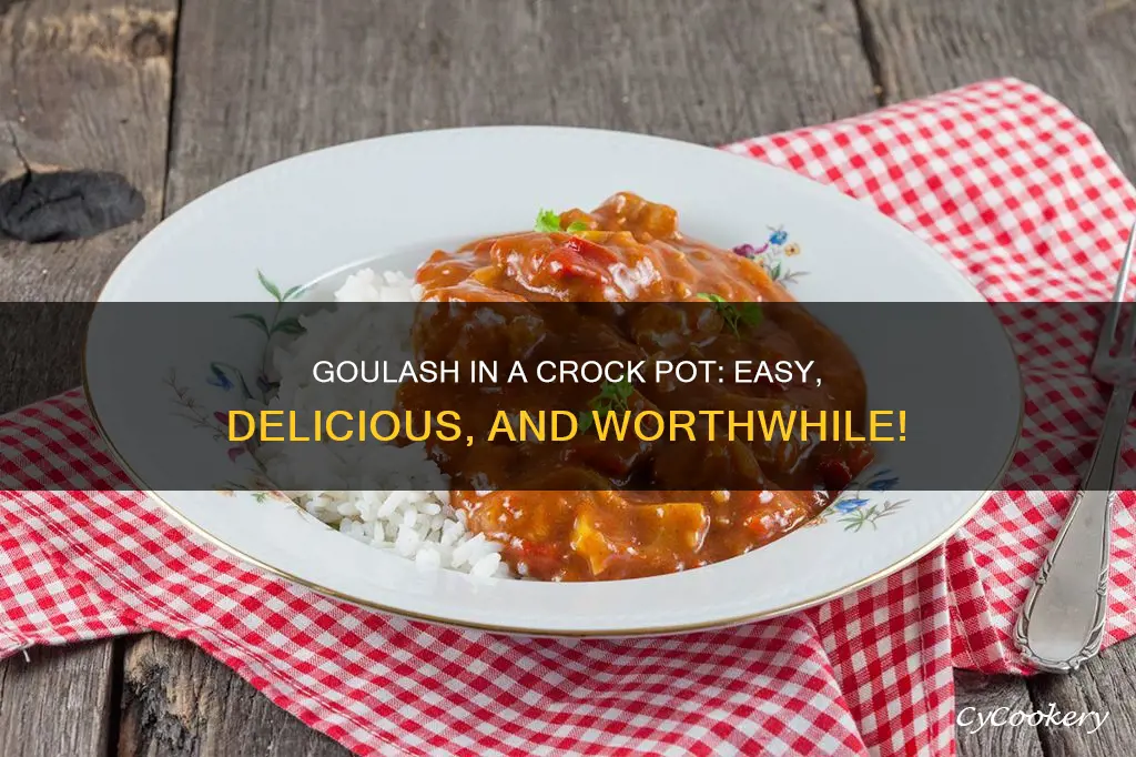 can you cook goulash in a crock pot