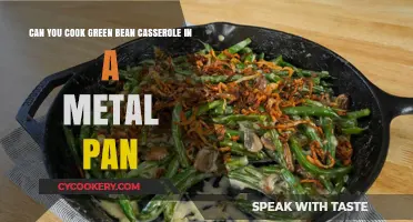 Metal Pan for Green Bean Casserole: Safe?