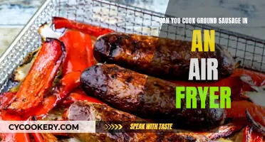 Air Fryer Sausage Delight: Cooking Ground Sausage to Perfection