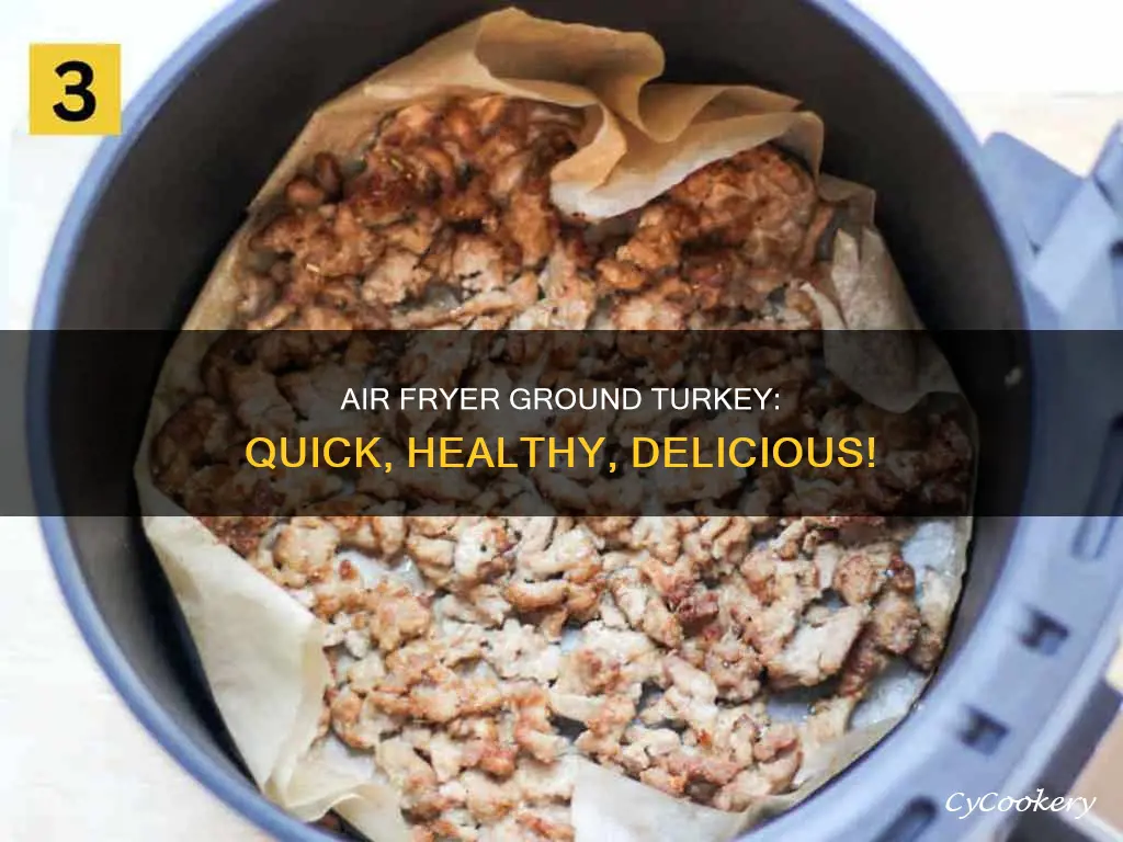 can you cook ground turkey in air fryer