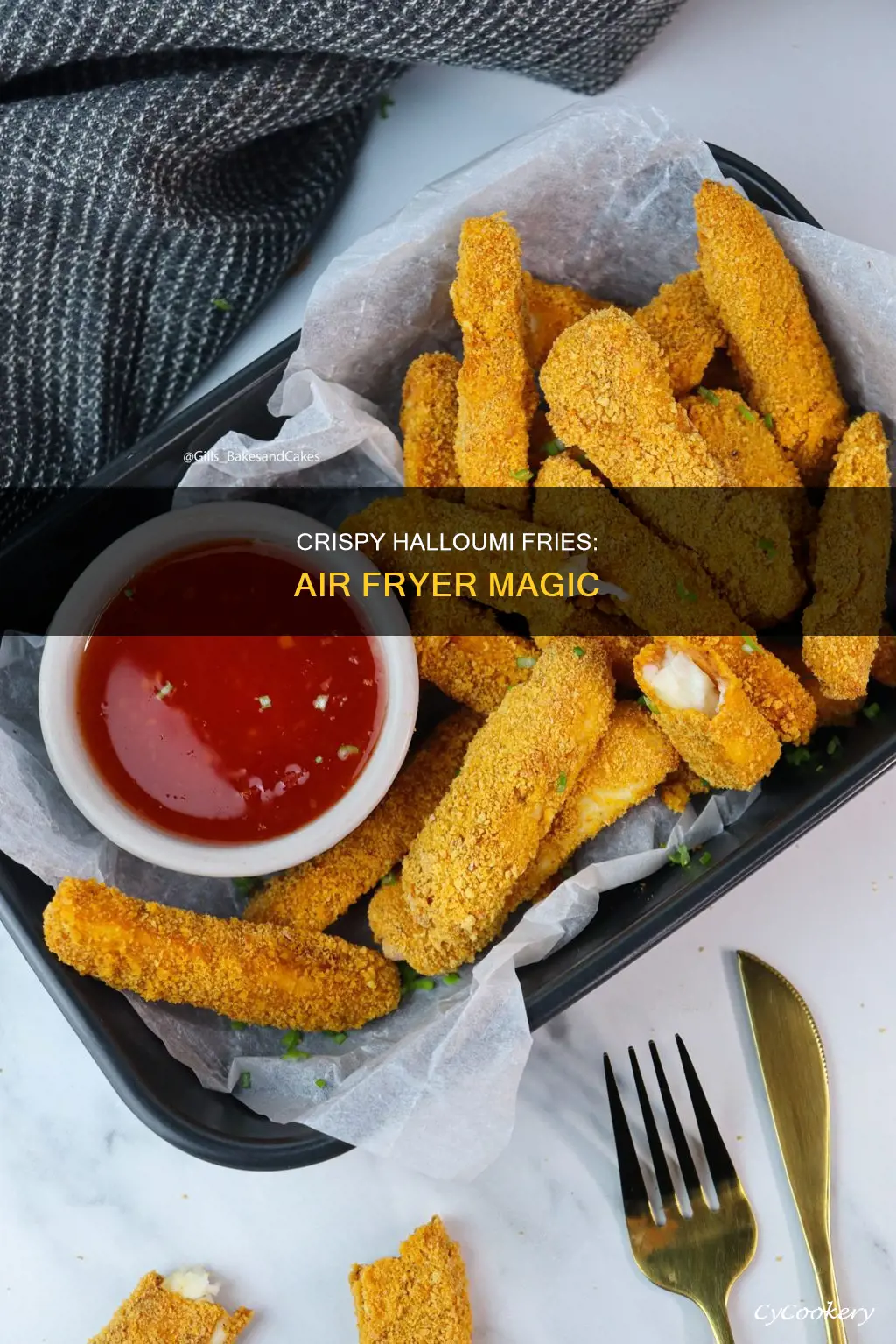 can you cook halloumi fries in an air fryer