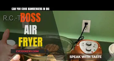 Mastering the Big Boss Air Fryer: Cooking Hamburgers to Perfection