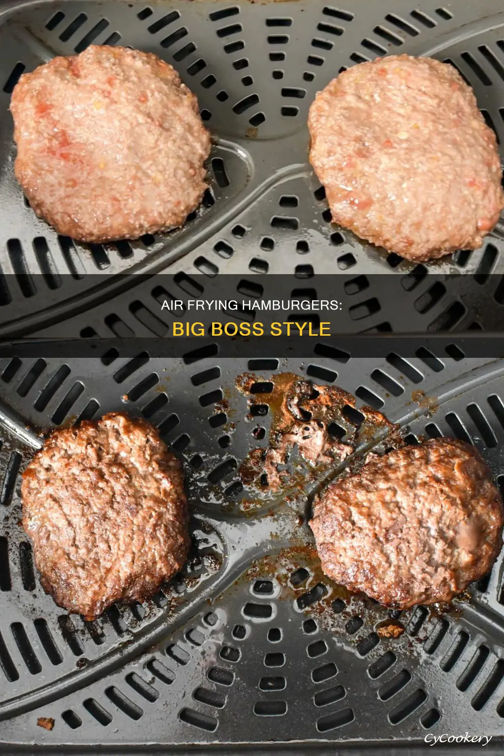 can you cook hambergers in big boss air fryer