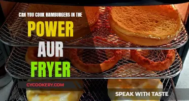 Mastering the Art of Hamburger Cooking: Power Air Fryer Edition