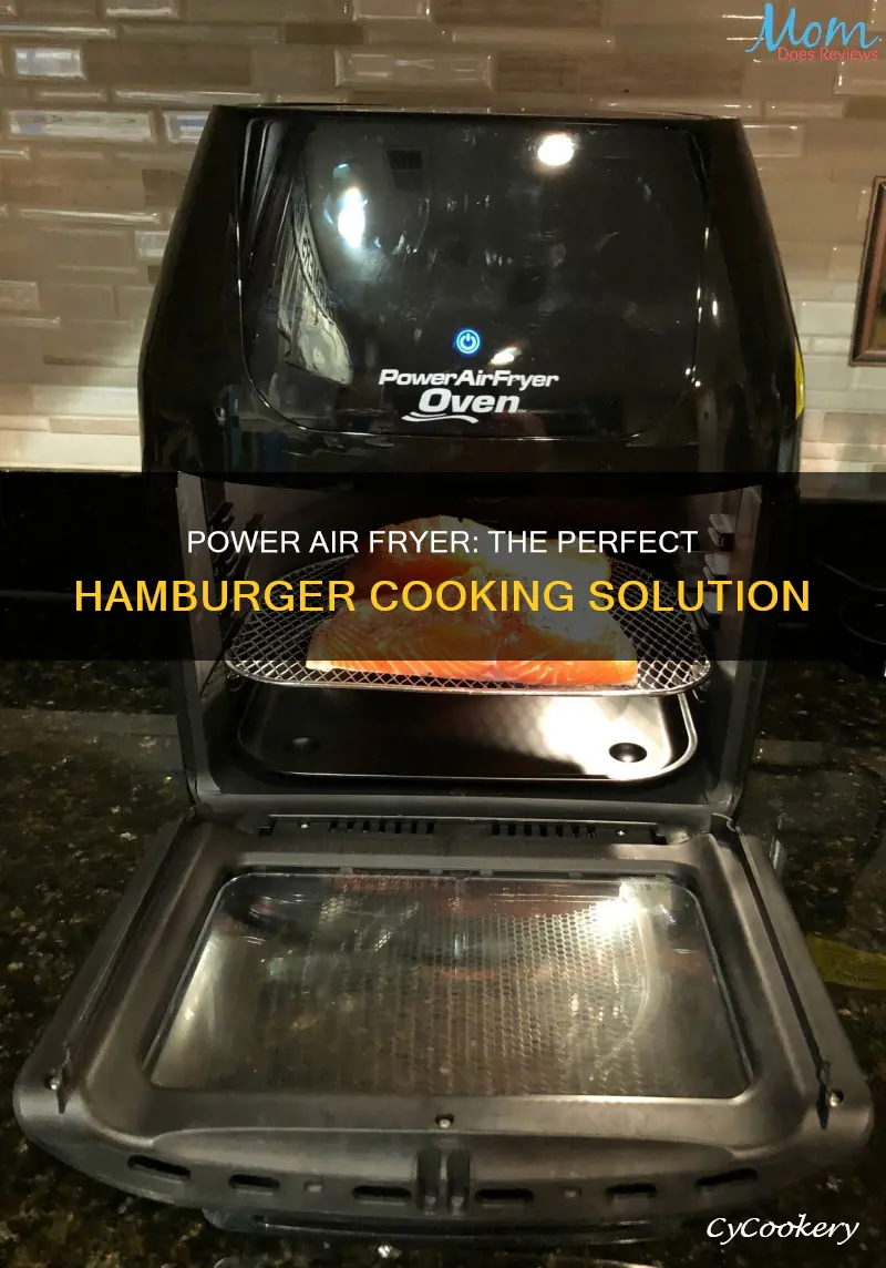 can you cook hamburgers in the power aur fryer