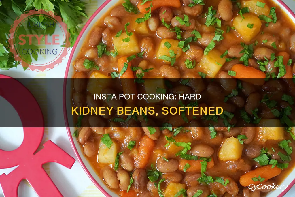 can you cook hard kidney beans in the insta pot