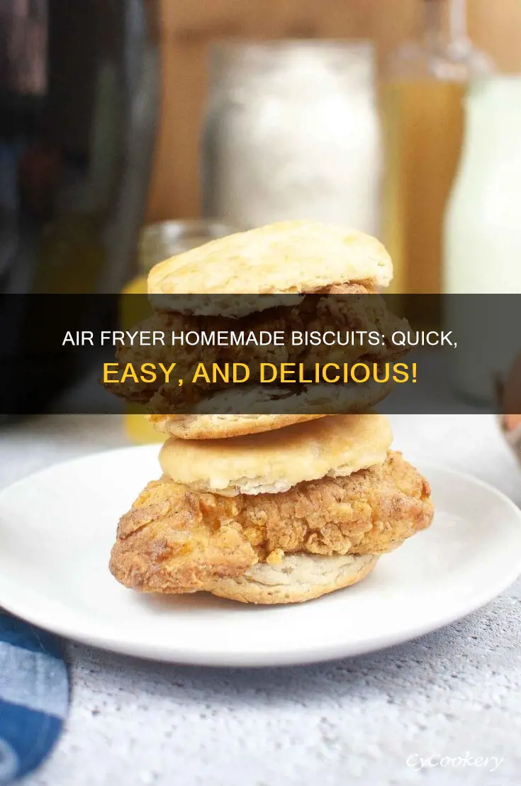 can you cook homemade biscuits in an air fryer
