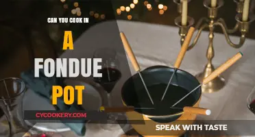 Fondue Pot Cooking: What's Possible?