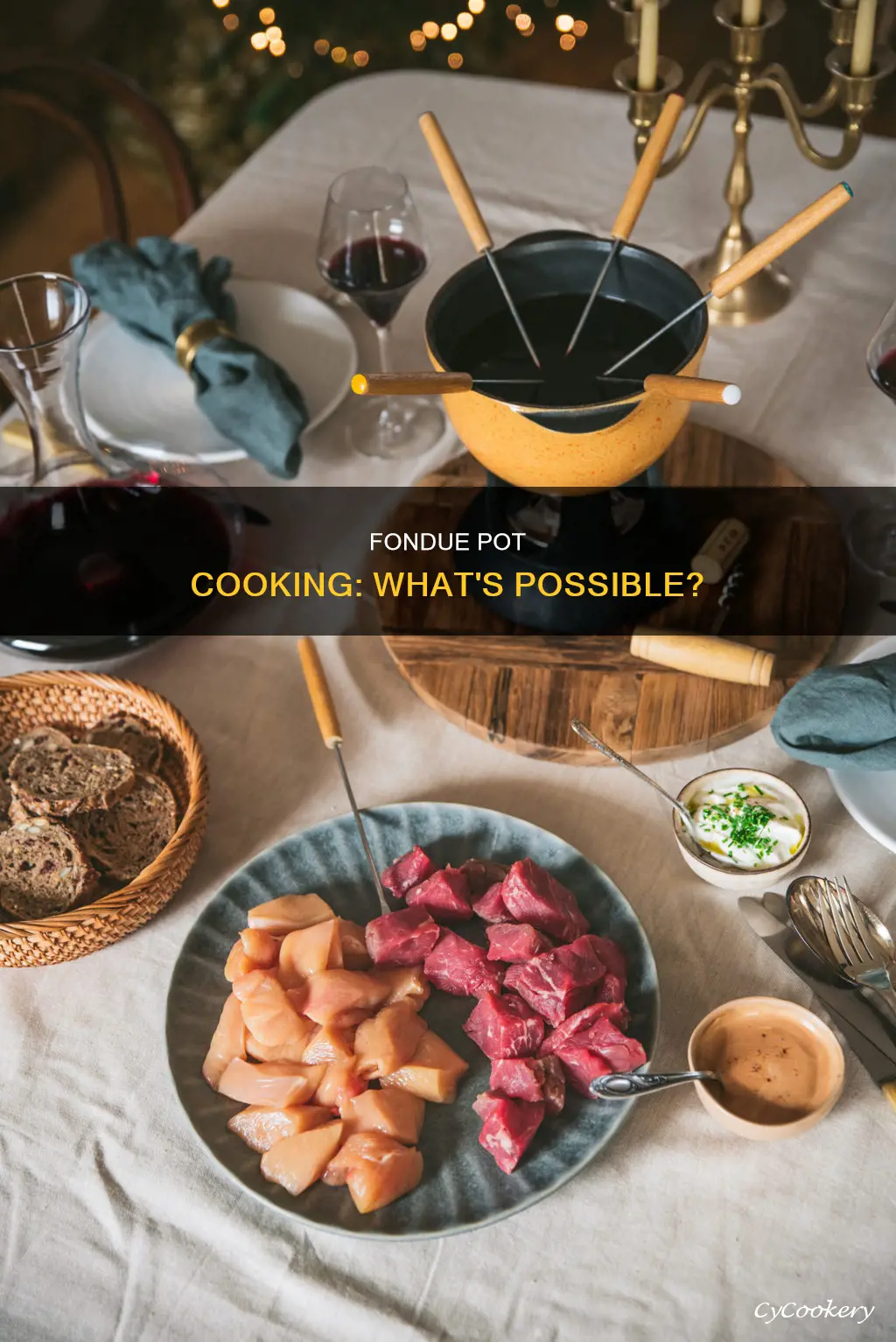 can you cook in a fondue pot