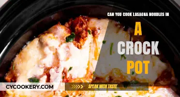 Lasagna Noodles: Crock Pot Cooking Explored