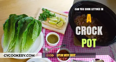 Cooking Lettuce in a Crock Pot: Is It Possible?