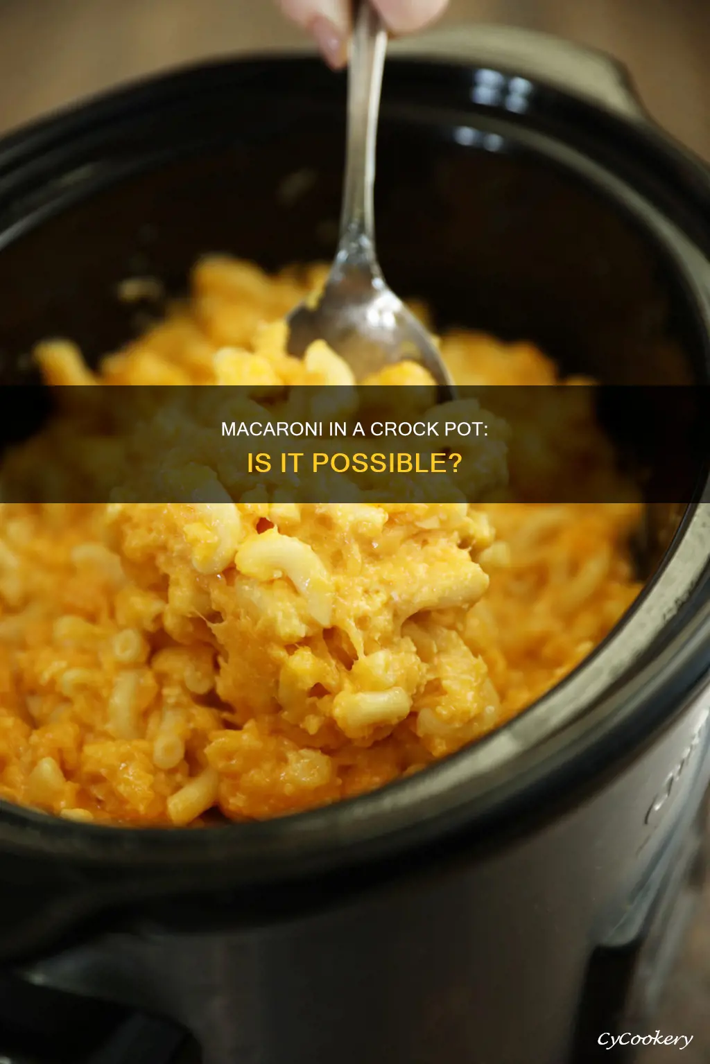 can you cook macaroni in a crock pot