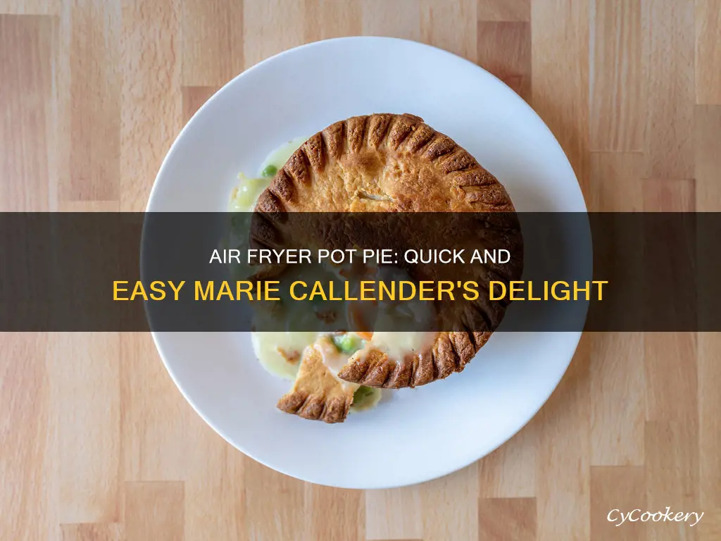 can you cook marie callender pot pie in air fryer