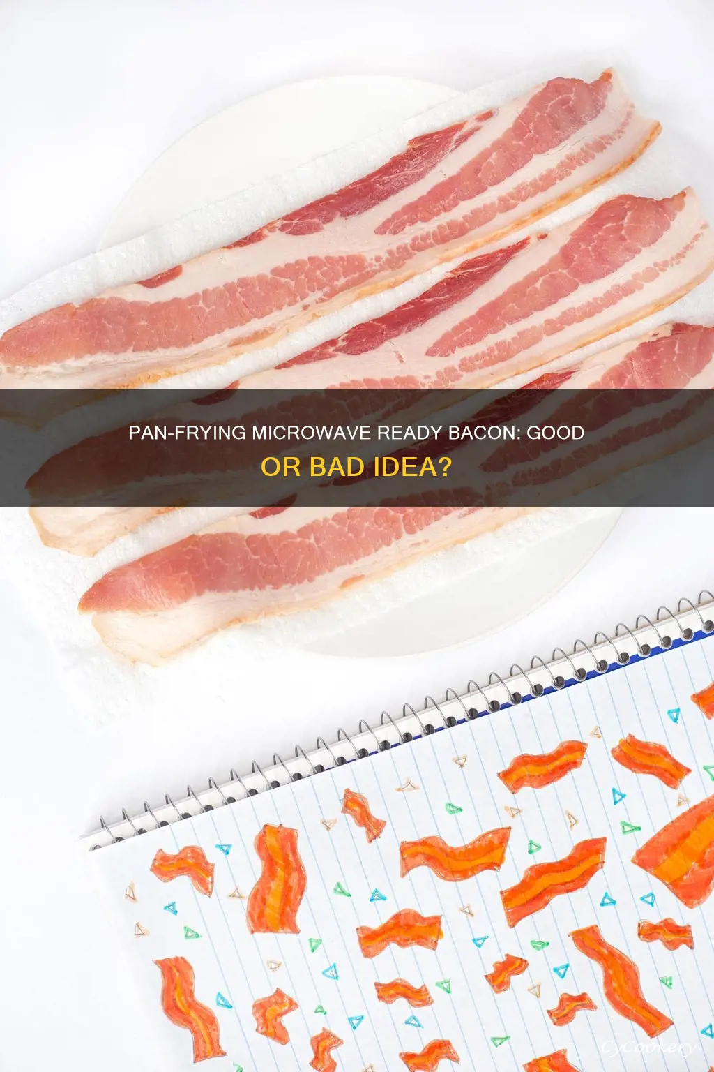 can you cook microwave ready bacon in pan
