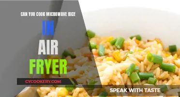 Microwave Rice, Air Fryer Style: A Quick and Tasty Fusion