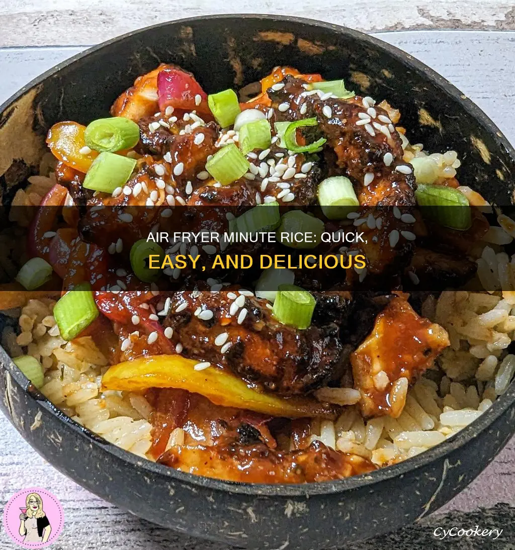 can you cook minute rice in air fryer