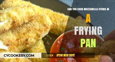 Frying Mozzarella Sticks: Pan or No Pan?