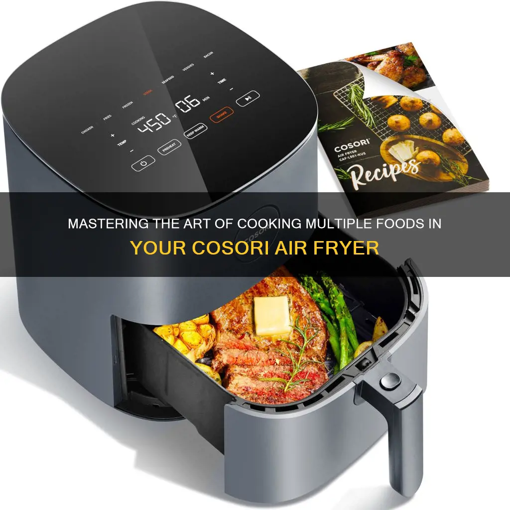 can you cook multiple foods in the cosori air fryer