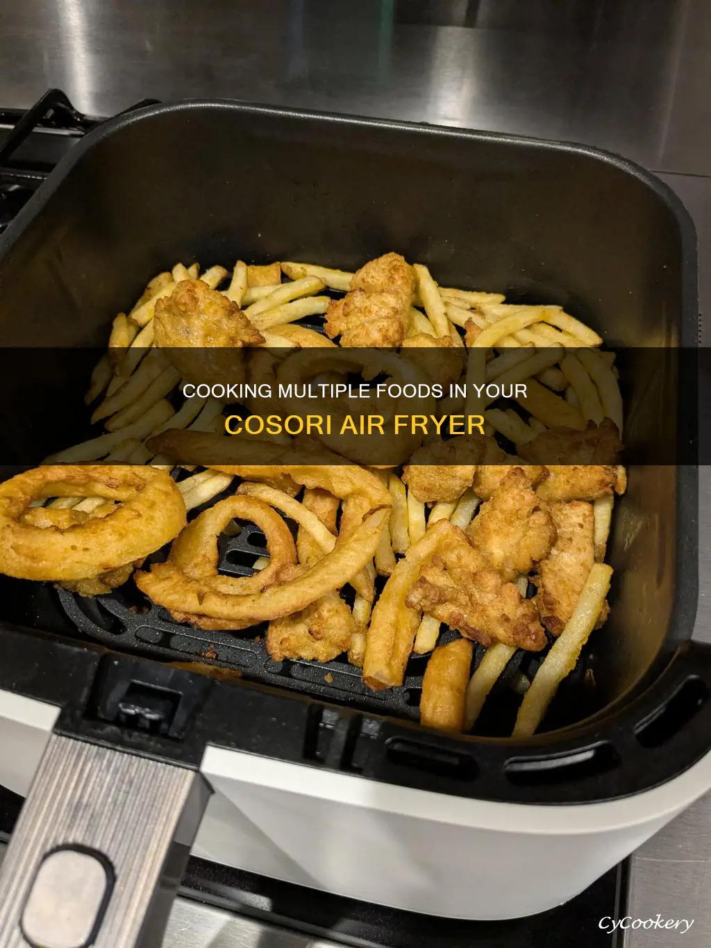 can you cook multiple foods in the cosori air fryer