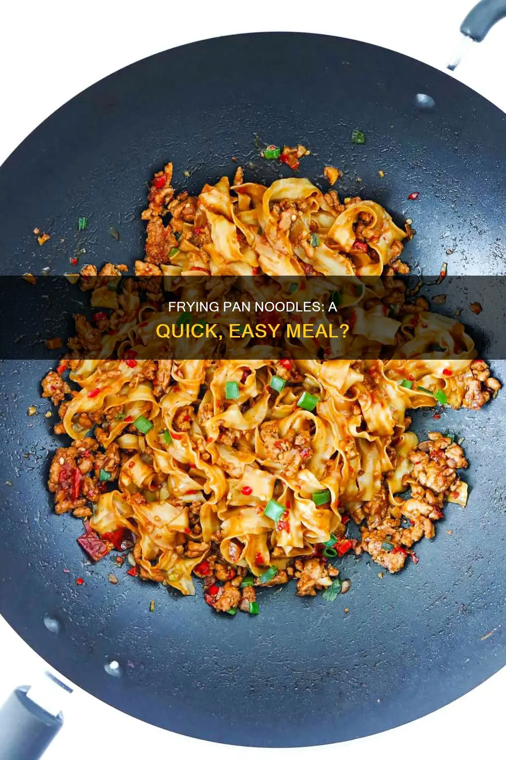 can you cook noodles in a frying pan