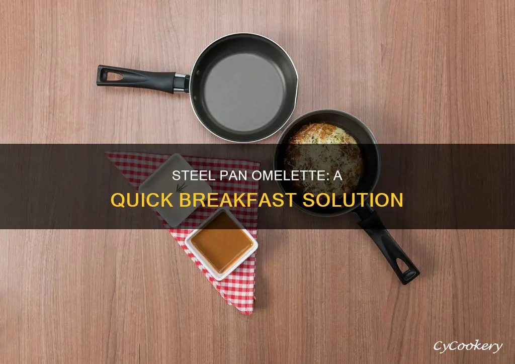 can you cook omelette on steel pan