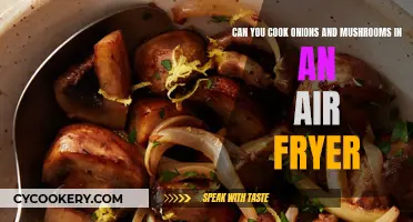 Air Fryer Veggie Delight: Cooking Onions and Mushrooms to Perfection