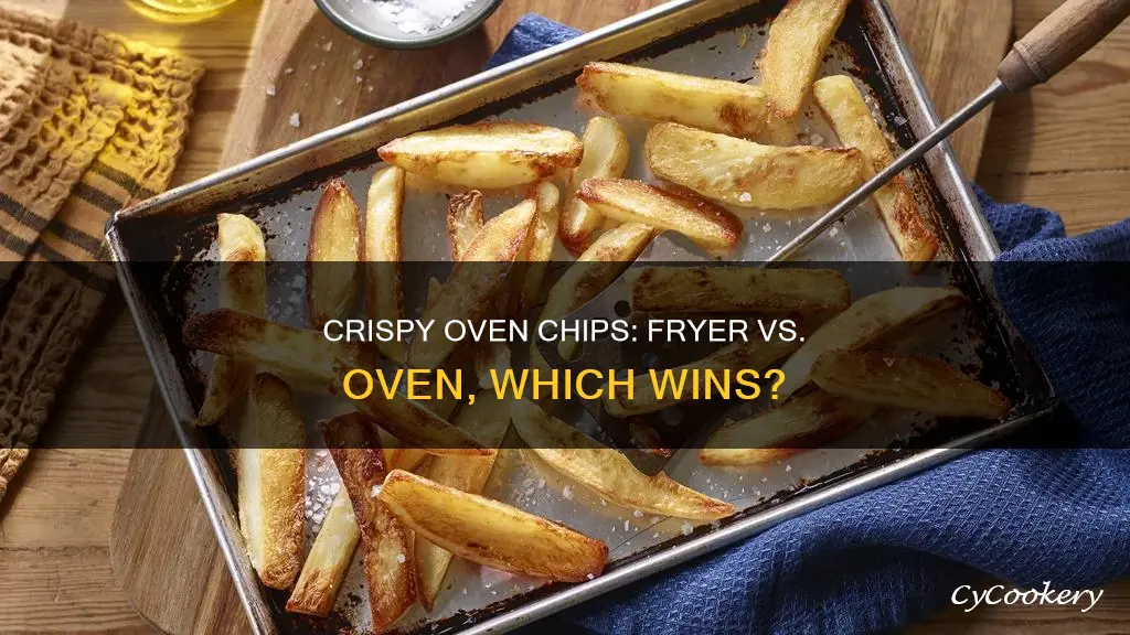 can you cook oven chips in a fryer