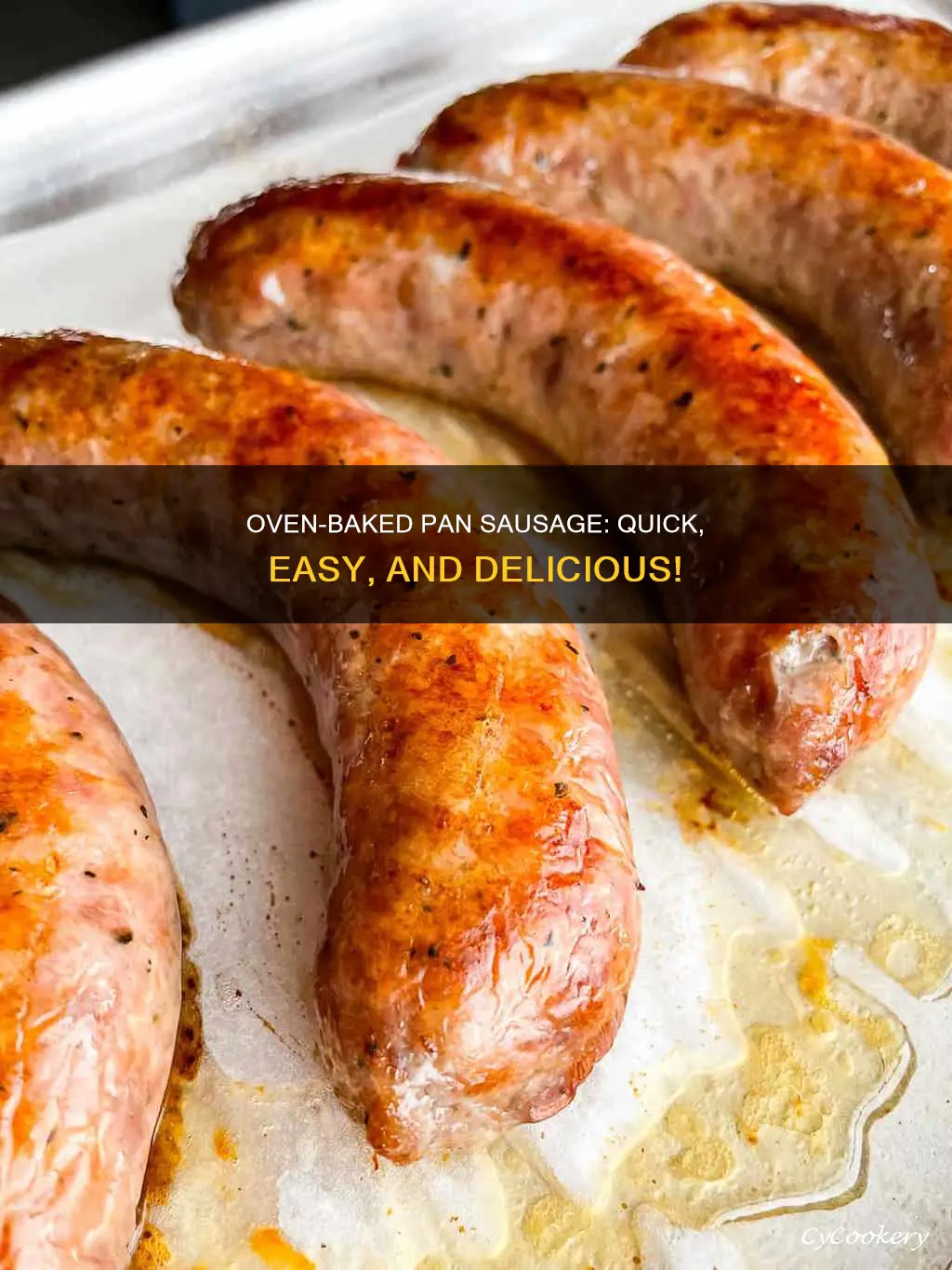 can you cook pan sausage in the oven