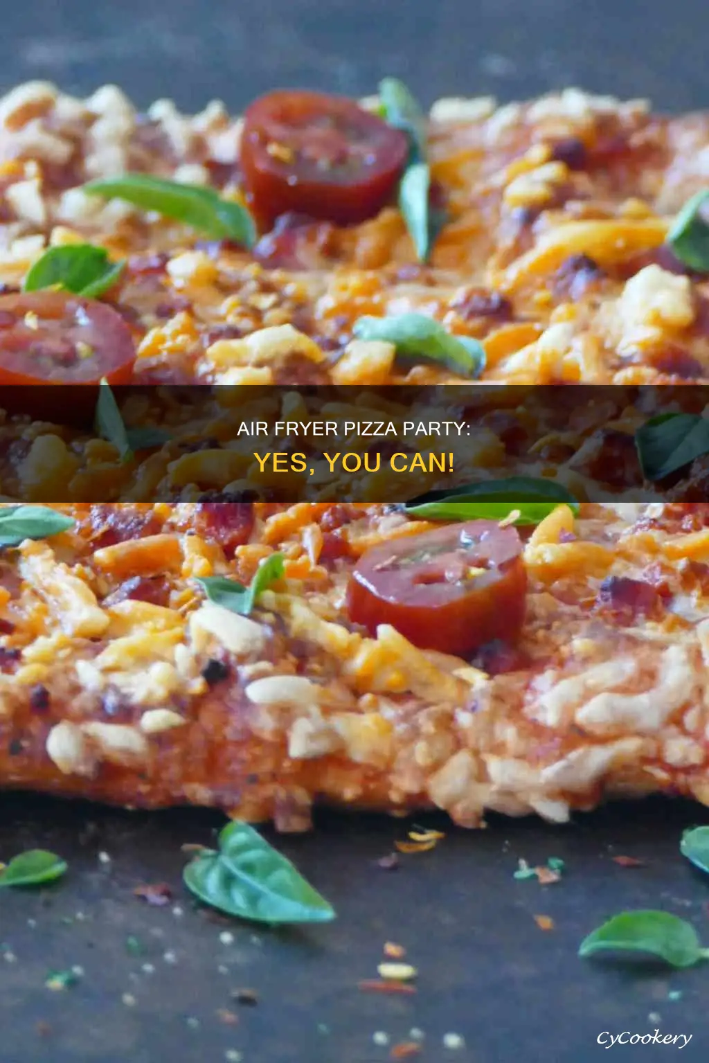 can you cook party pizza in air fryer