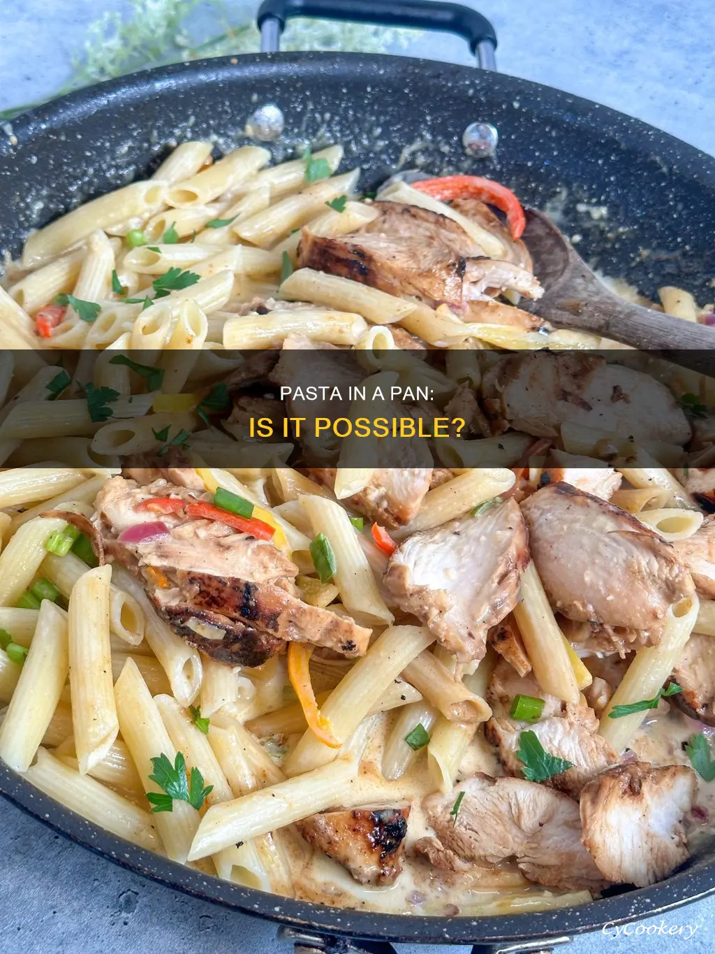 can you cook pasta in a pan