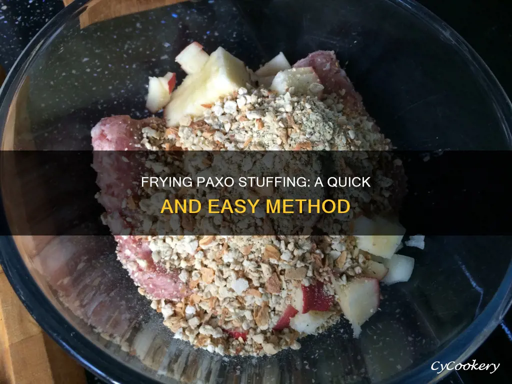 can you cook paxo stuffing in a frying pan