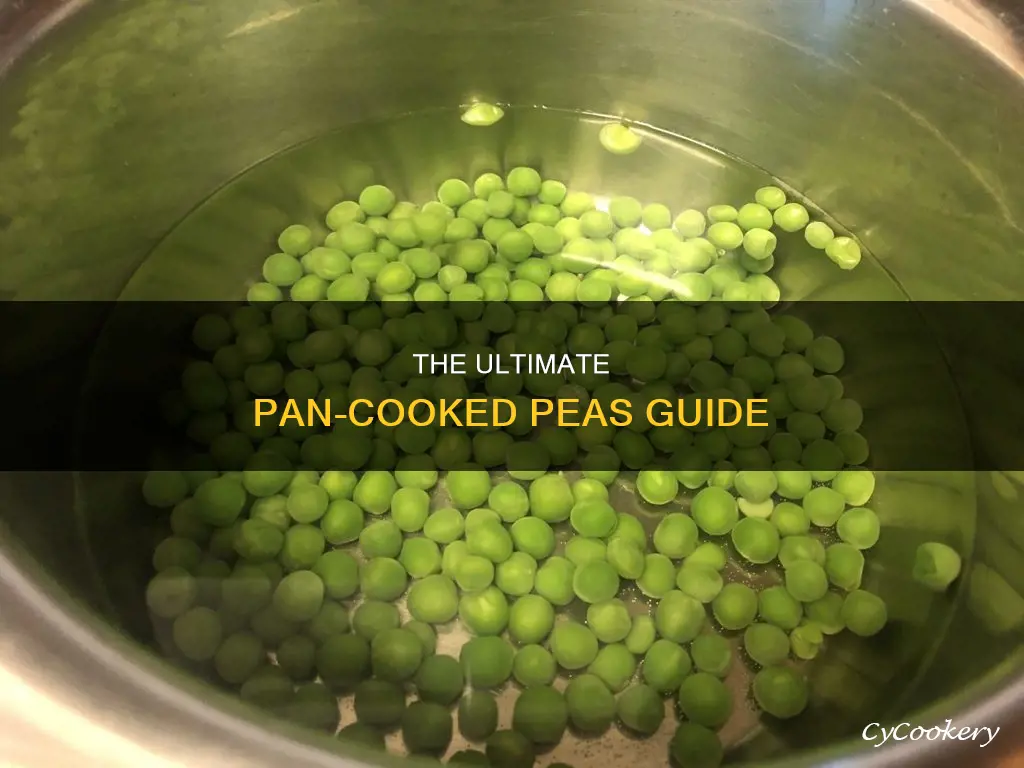 can you cook peas in a pan