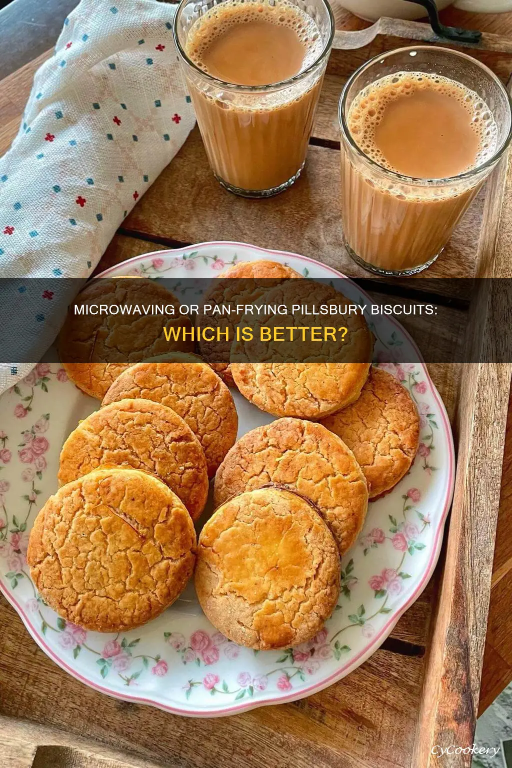 can you cook pillsbury biscuits in microwave or pot