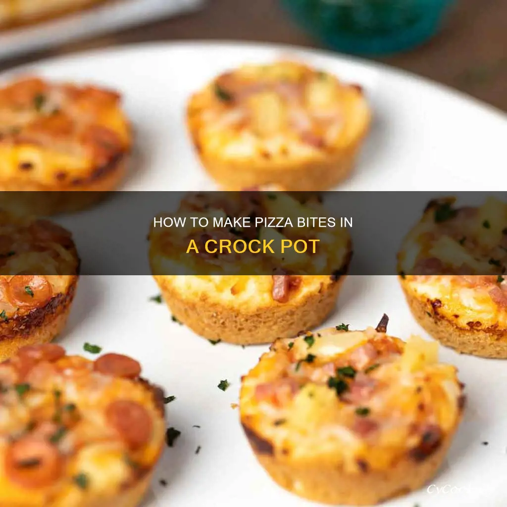 can you cook pizza bites in the crock pot