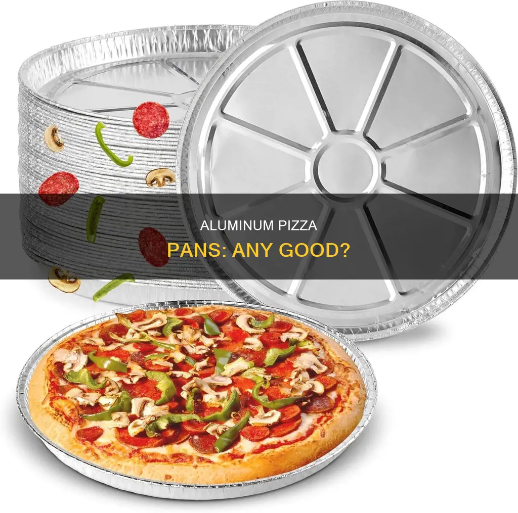 can you cook pizza on aluminum pan