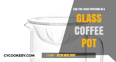 Popcorn in a Glass Coffee Pot: Is It Possible?