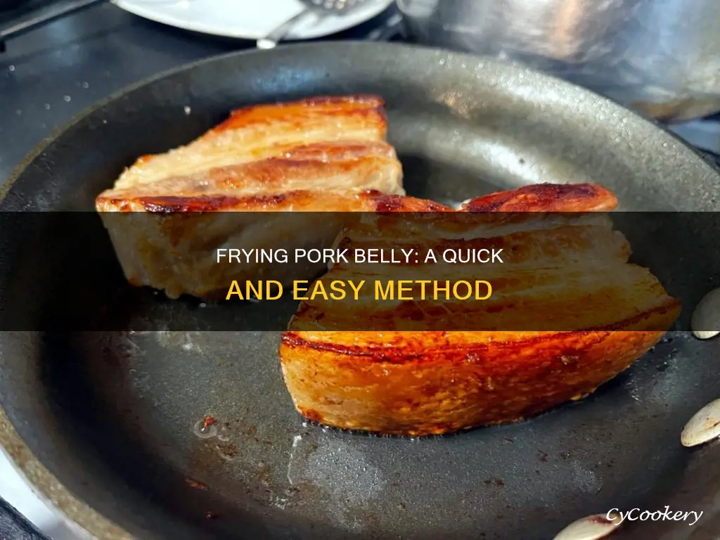 can you cook pork belly in a frying pan