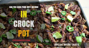 Crock Pot Pork Butt: High Setting, Good Results?