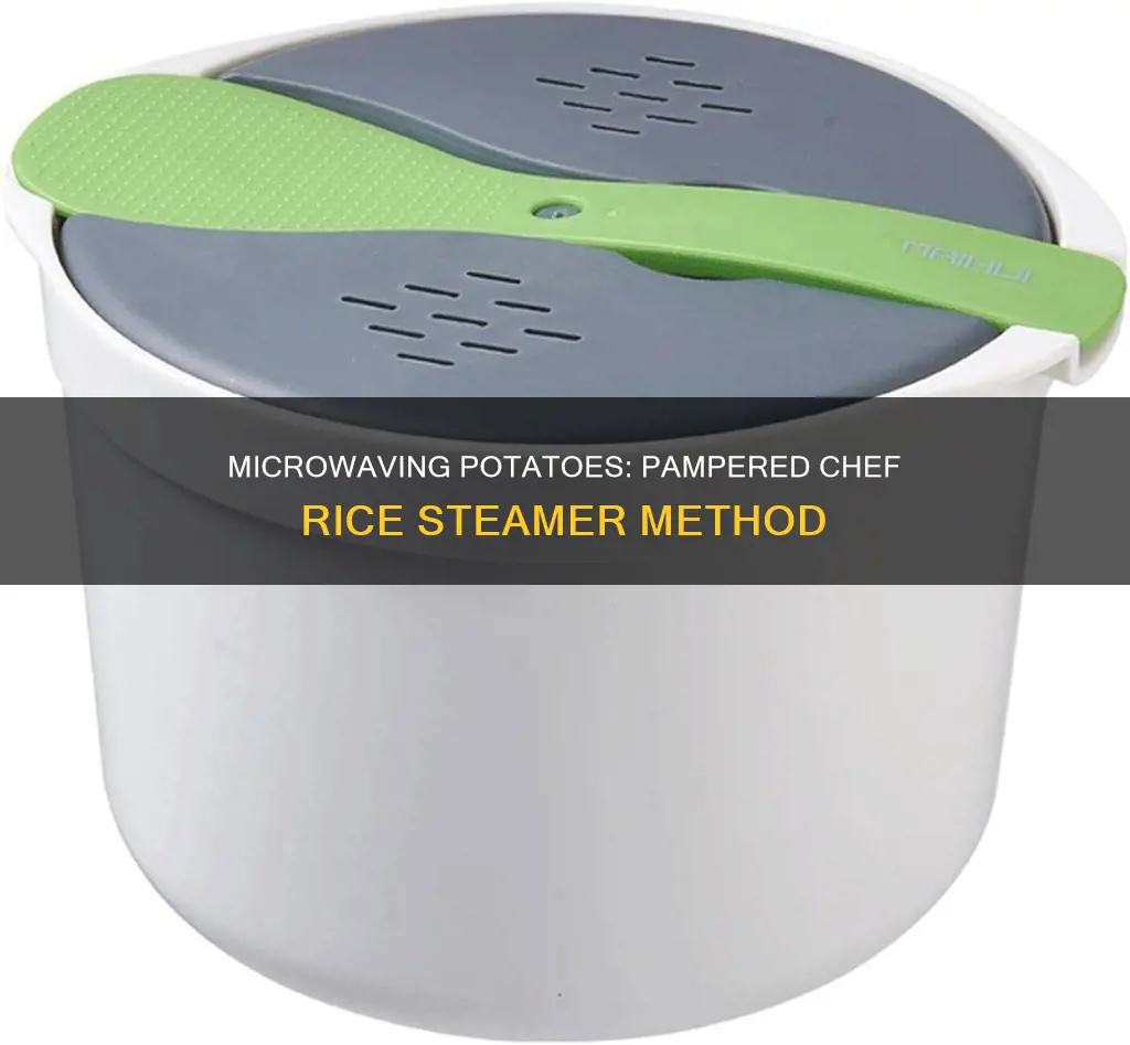 can you cook potatos in microwave pampered chef rice steamer