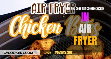 Crispy, Quick Chicken: Air Fryer Transformation of Pre-Cooked Chicken