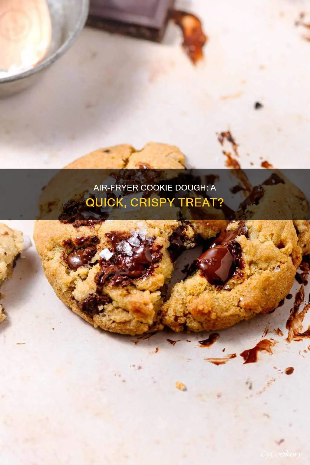 can you cook premade cookie dough in air fryer
