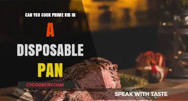 Disposable Pan Prime Rib: A Smart Cooking Choice?