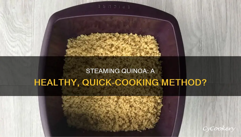 can you cook quinoa in a steamer