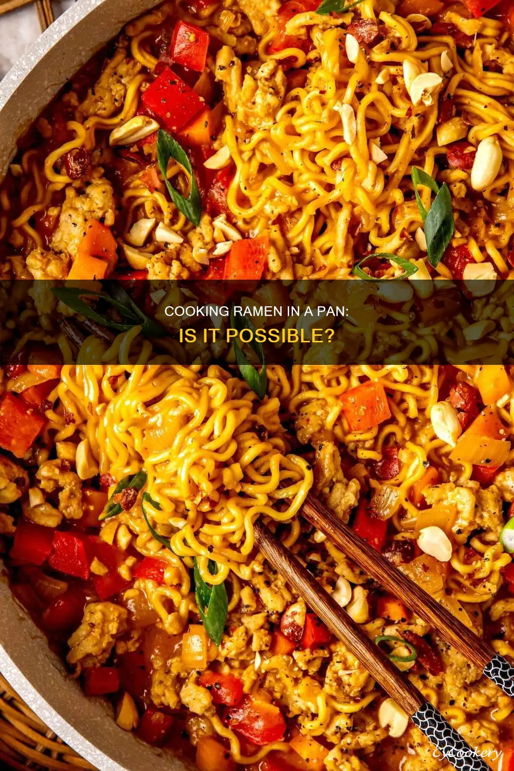 can you cook ramen in a pan