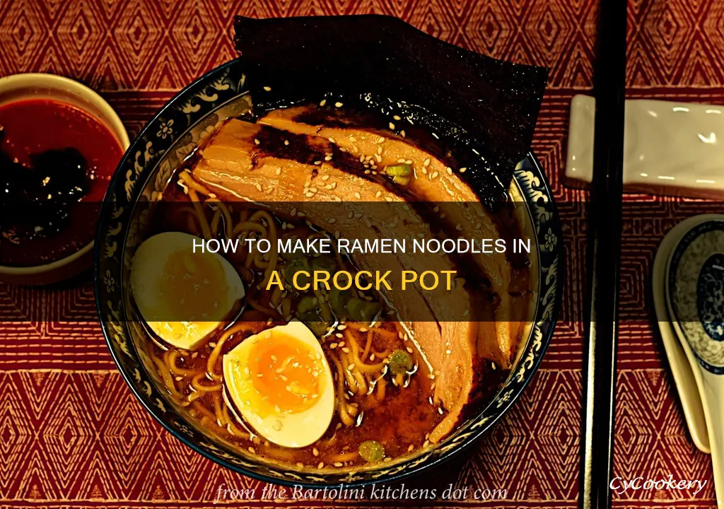 can you cook ramen noodles in a crock pot