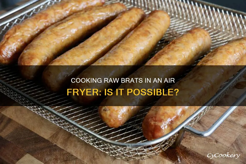 can you cook raw brats in air fryer