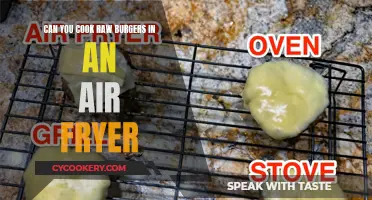 Air Fryer Magic: Cooking Raw Burgers to Perfection