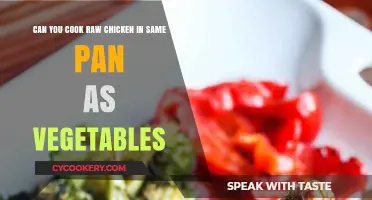 Cooking Chicken and Veggies: One Pan, Safe?
