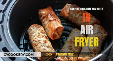 Air Fryer Egg Rolls: Raw to Perfectly Cooked